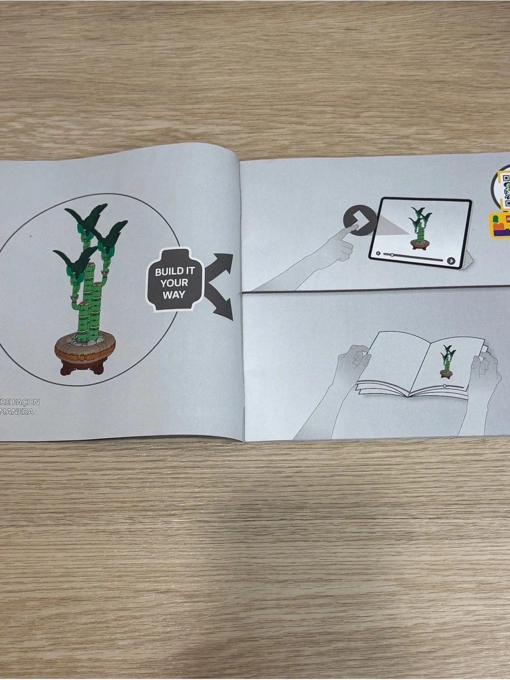 LEGO Botanicals Lucky Bamboo Decor for Home or Office 10344 Used Manual Only